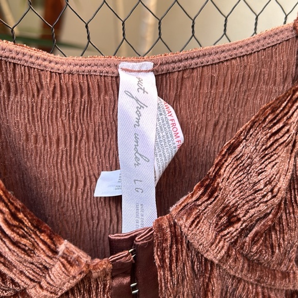 Urban Outfitters Out From Under Luna Velvet Bodysuit - Picture 7 of 11